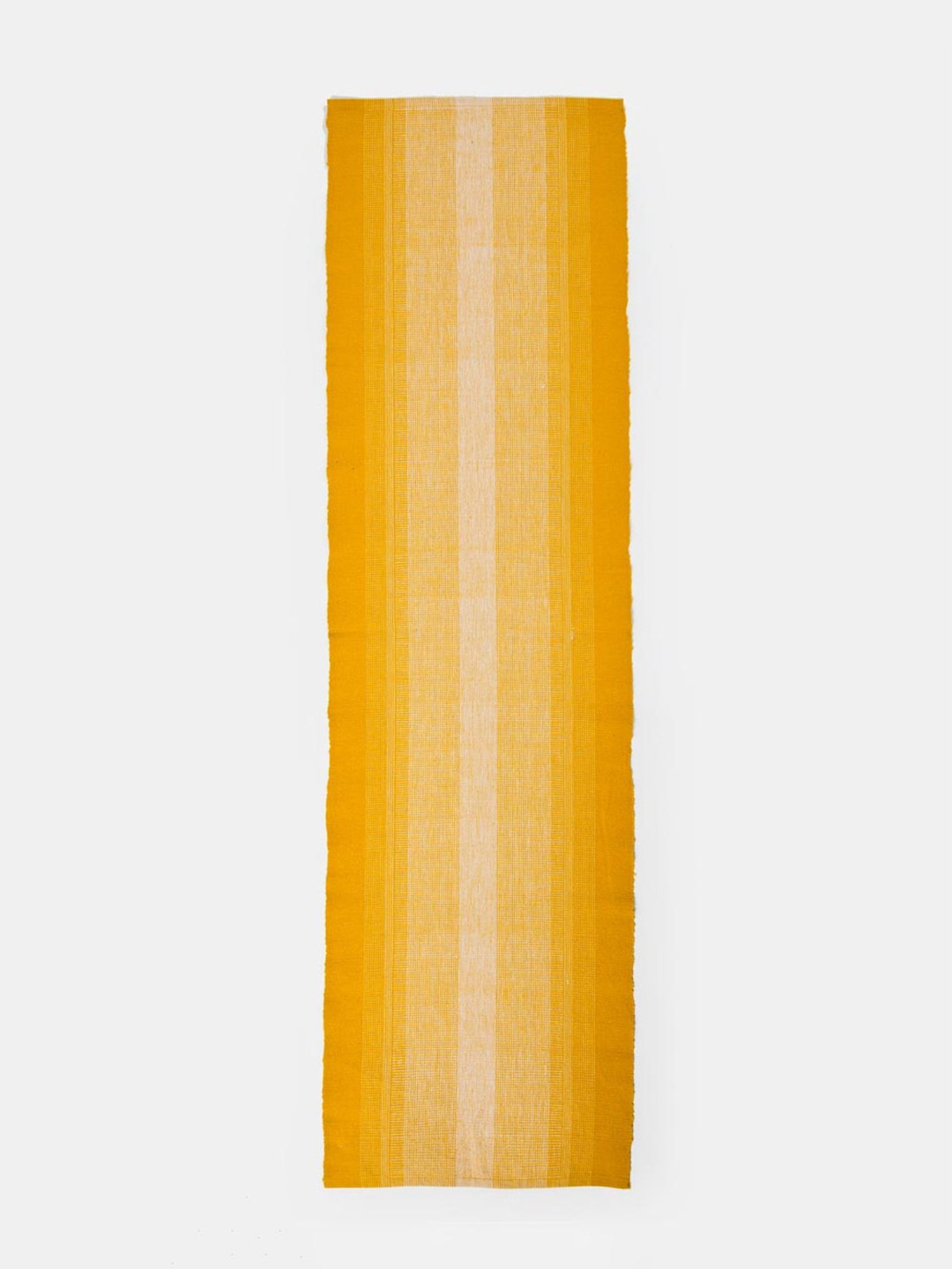 Fabindia Mustard Cotton 64 TC 485 GSM Amir Small Table Runner