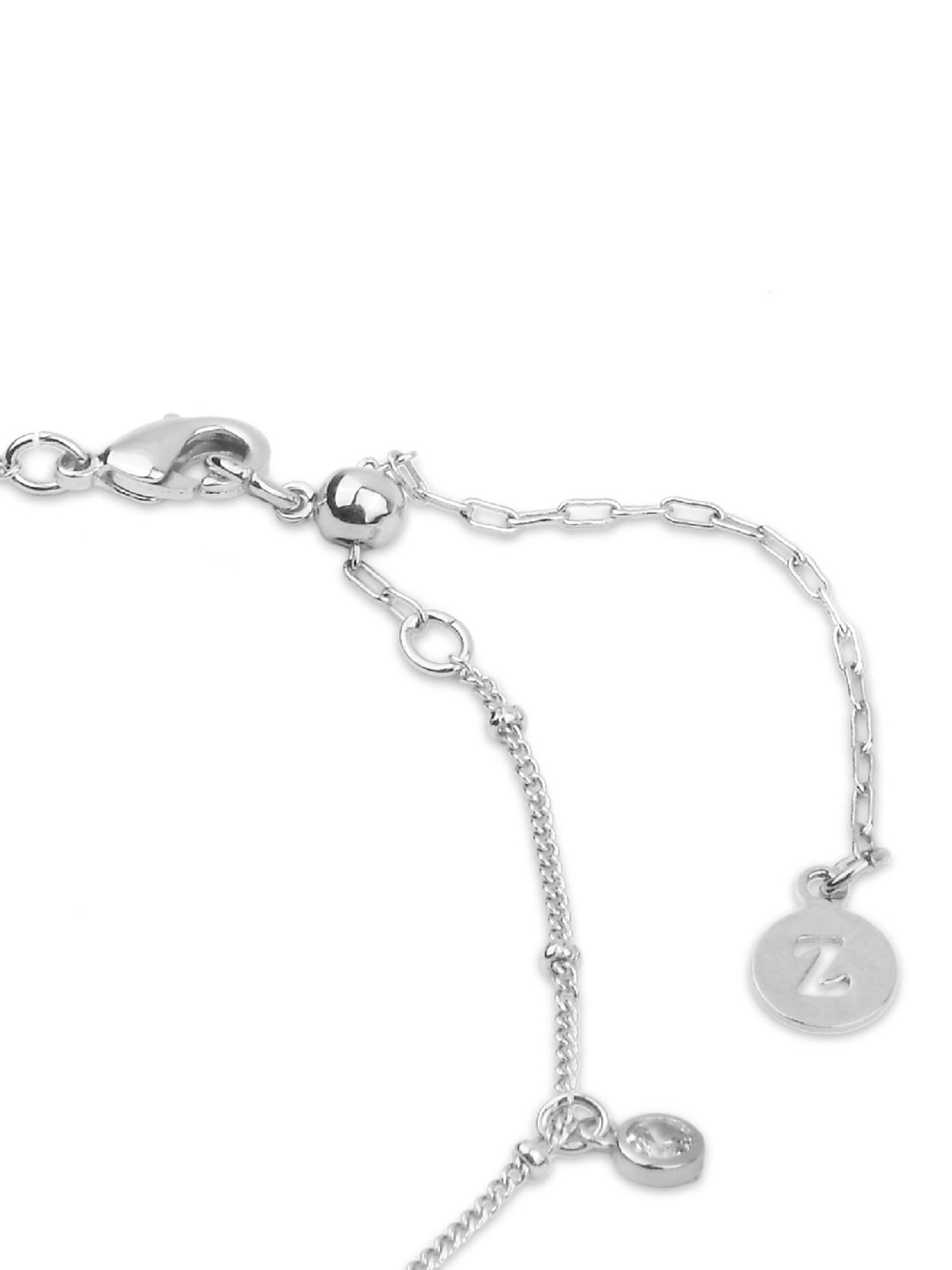 Accessorize London Women's Silver plated Zirconia Bracelet