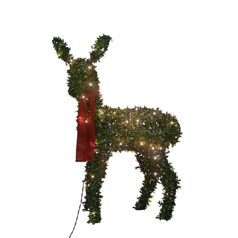 Productworks 36" Topiary Fawn, With 80 Lights Knock Down