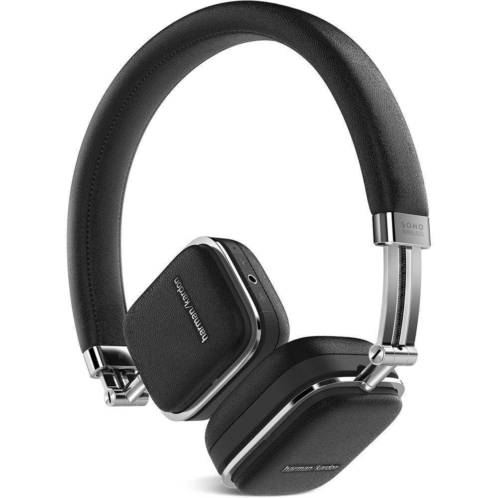 Harman Kardon Soho Wireless Bluetooth Headphones with NFC Black