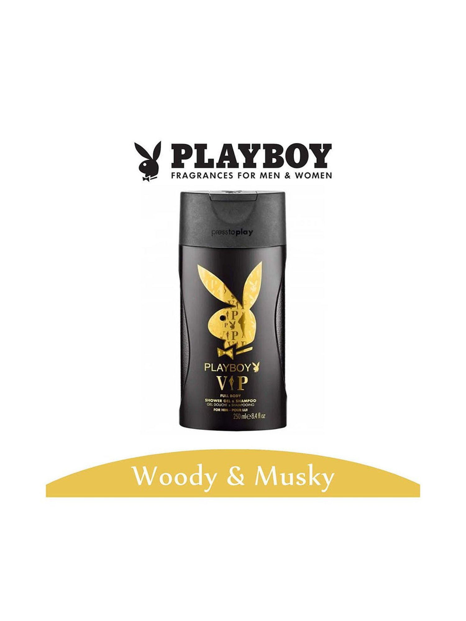 Playboy Vip Shower Gel for Men - 250 ml
