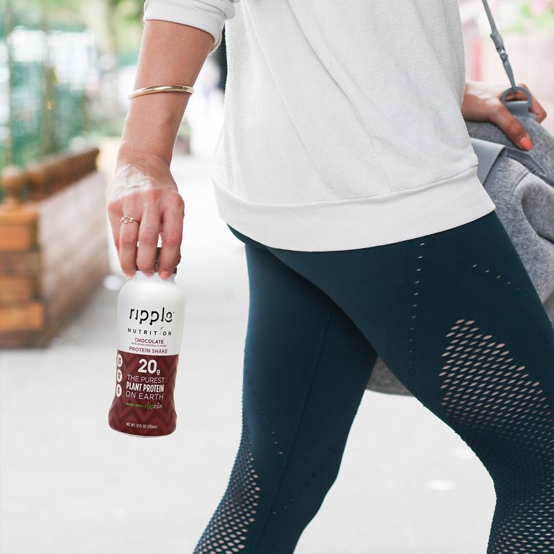 Ripple Vegan Protein Shakes - Chocolate - 4pk