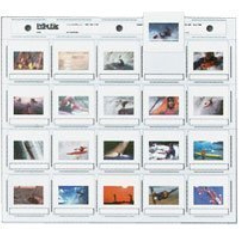 Printfile Archival Preservers Holds 20 35mm Slides 25 Pack - Printfile 2X220H25