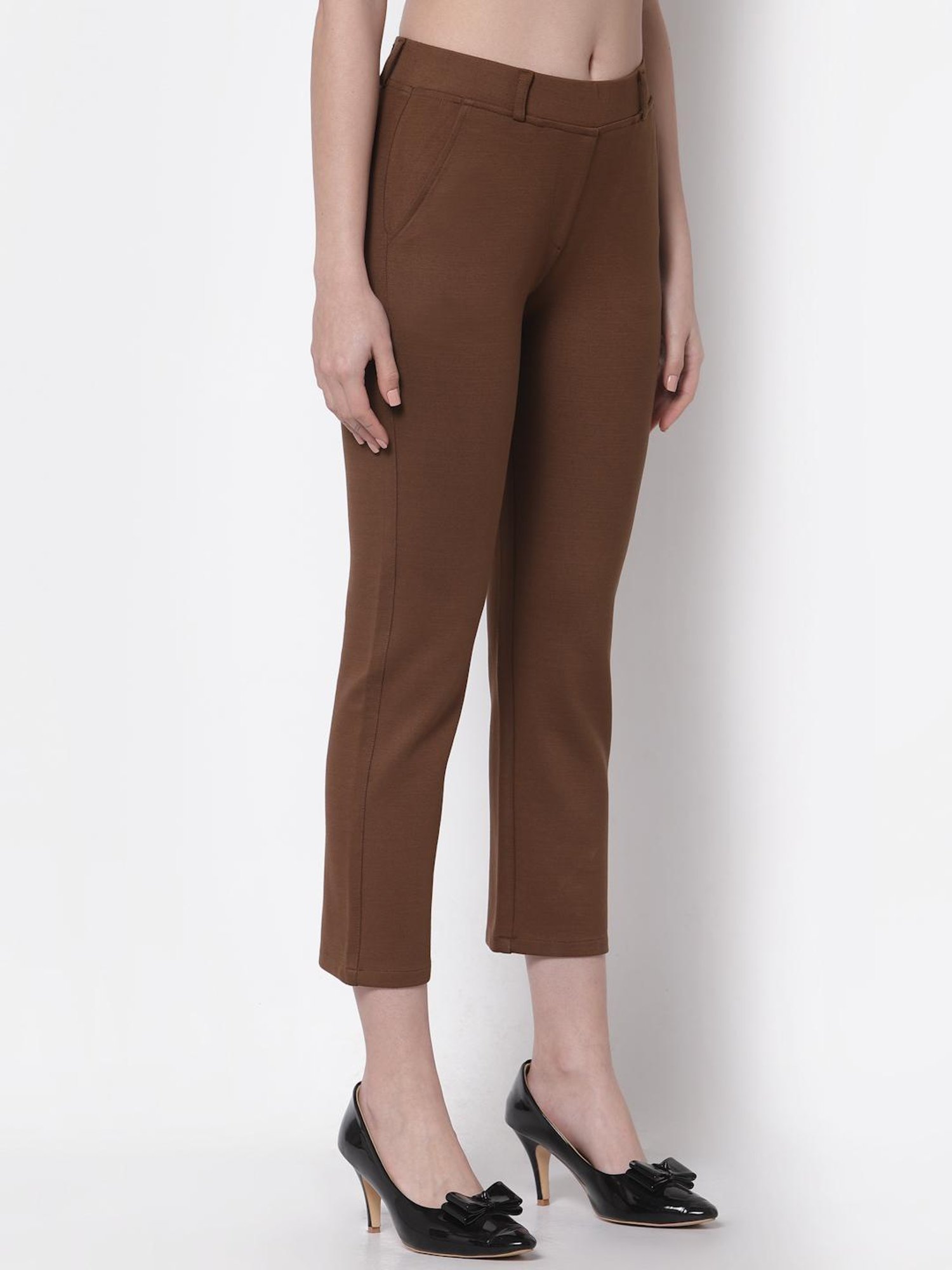 Westwood Brown Slim Fit Jeggings