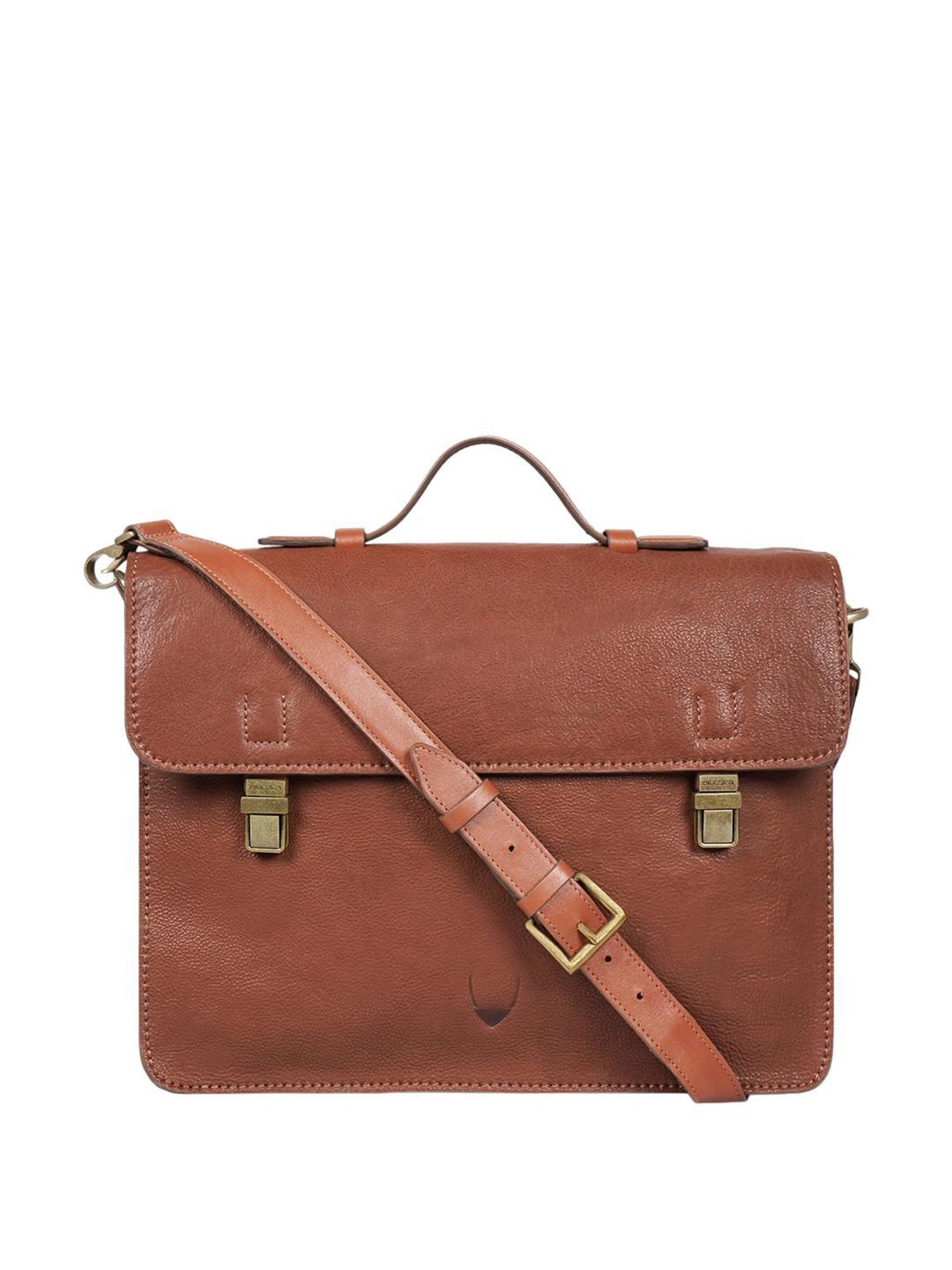 Hidesign Malmo 03 Medium Mens Briefcase - Tan