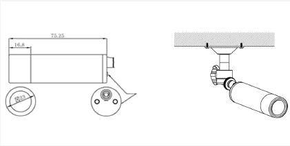 2.1 Megapixel, 1/3? SONY Exmor Color CMOS f = 3.7 mm Lens (3 MP) Fixed Board Lens Digital Day & Night Size: F23 x 77.5 mm Min. Illumination of 0.1 Lux 3D DNR / BLC / D-WDR / OSD AD-Key Remote Control