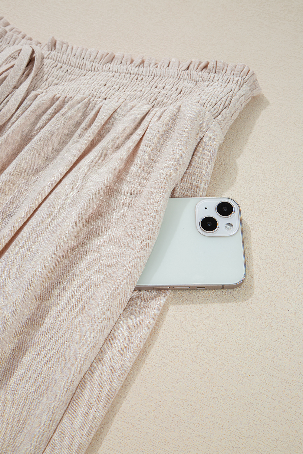 Real Teal Plus Size Drawstring Wide Leg Jeans