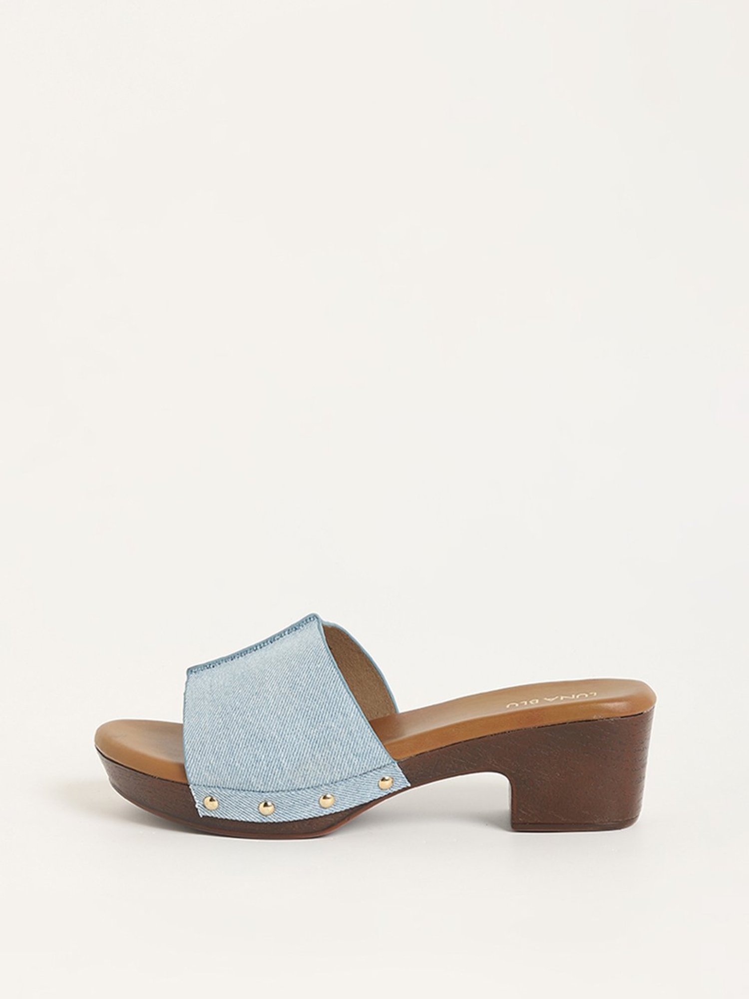 LUNA BLU by Westside Blue Slip-On Heel Sandals