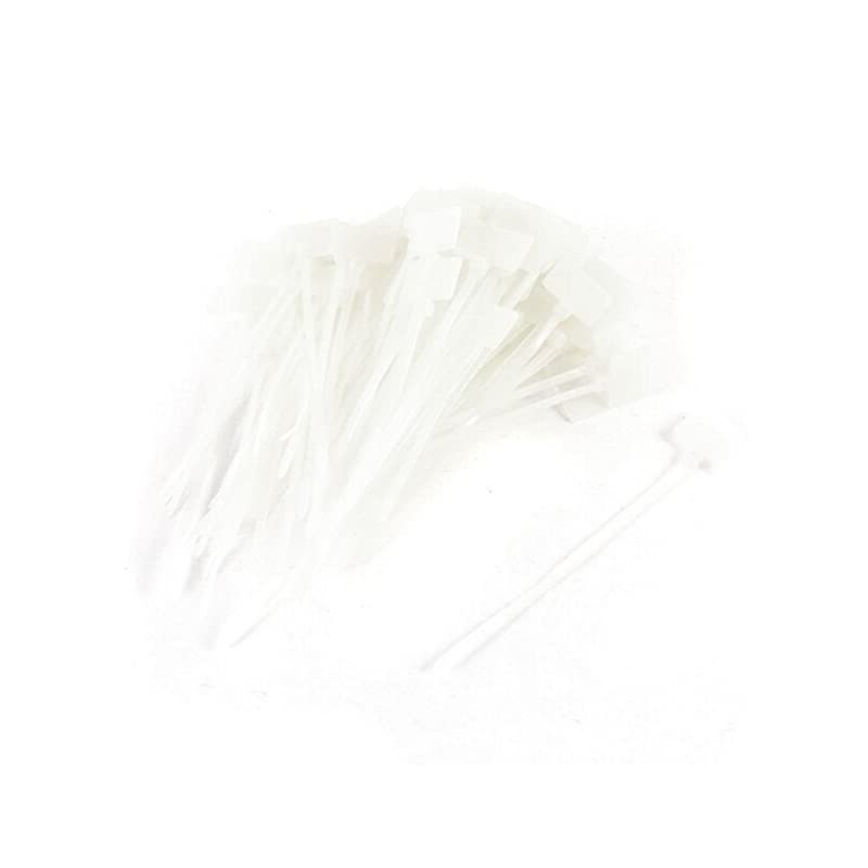 Write on Ethernet Wire Zip Ties Cable Mark Tags Nylon Power Marking Label 200Pcs