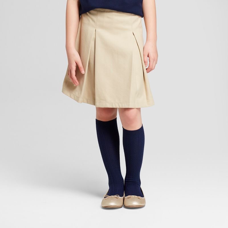 A Little Fable Kids Multicolor Solid Skirt