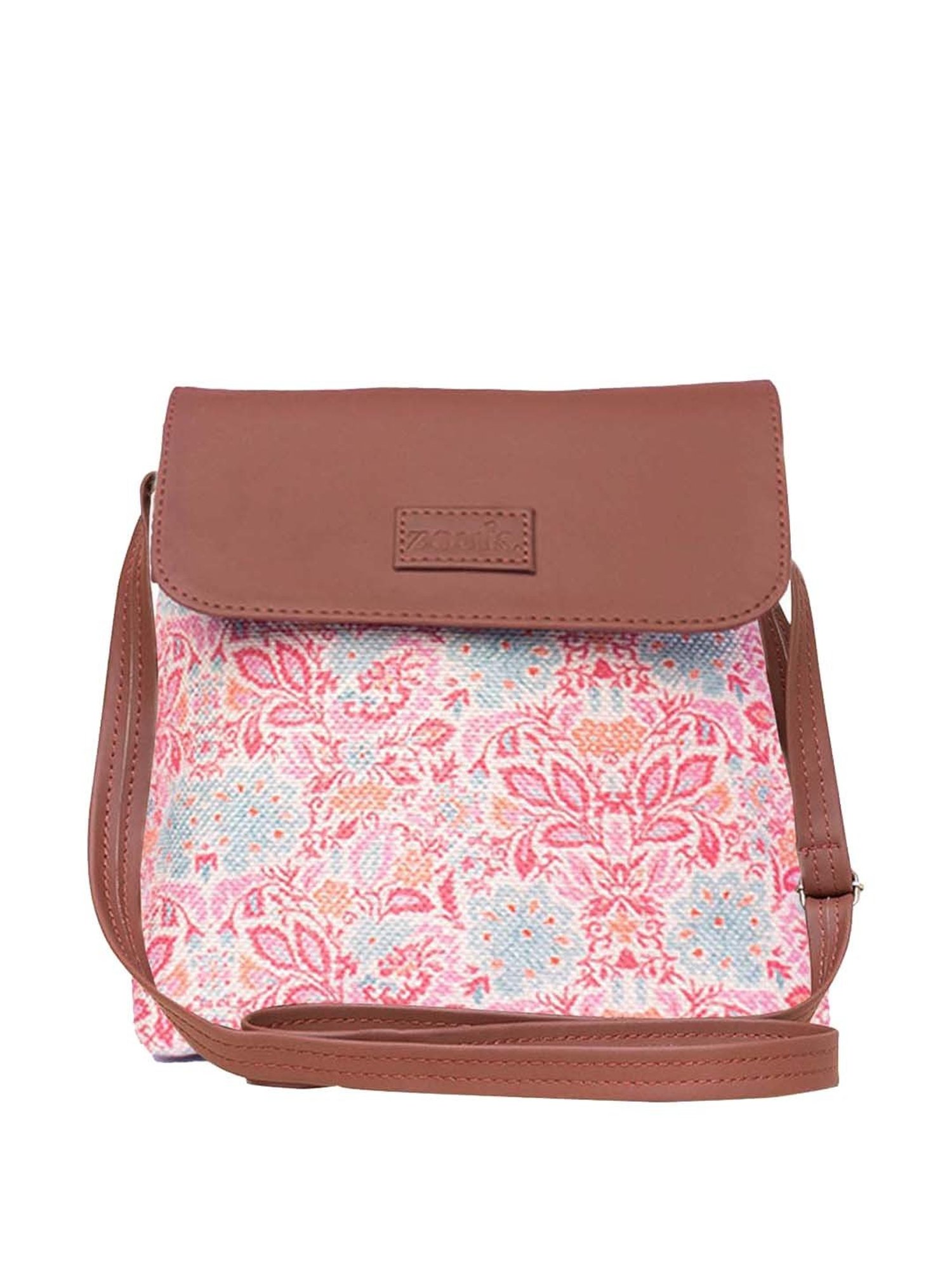 ZOUK Multicolor Printed Medium Sling Handbag