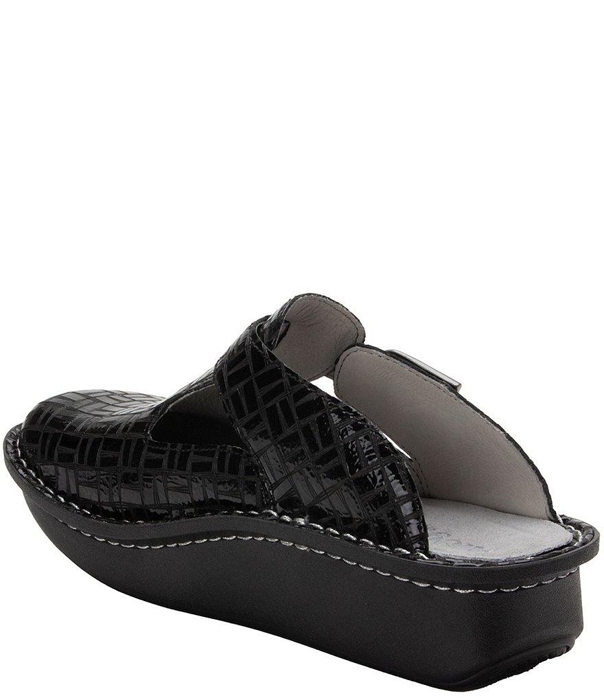 Alegria Classic Score Leather Clogs