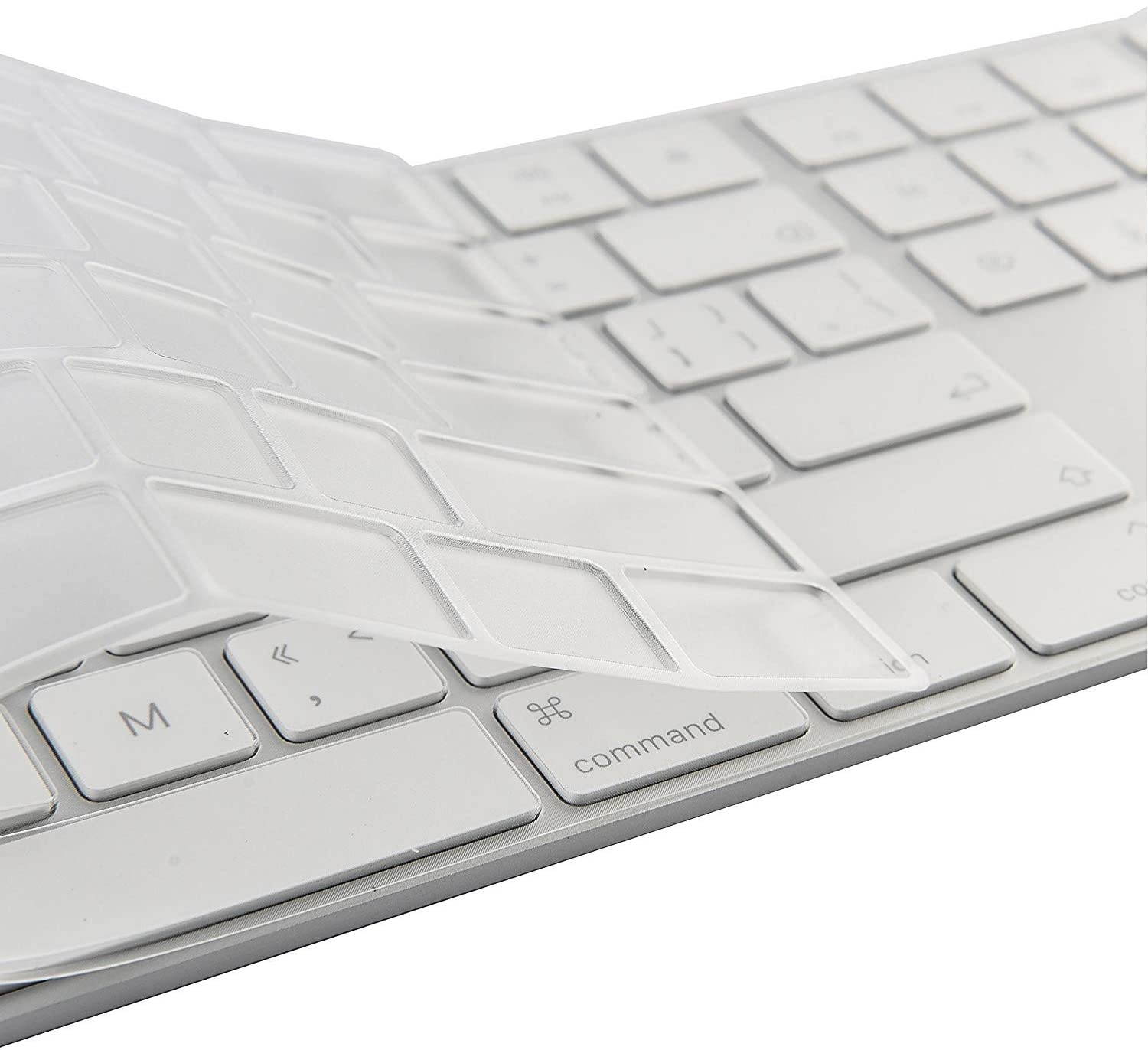 COOSKIN TPU Keyboard Cover Protector for 2017 Released Apple Magic Keyboard with Numeric Keypad US Layout A1843