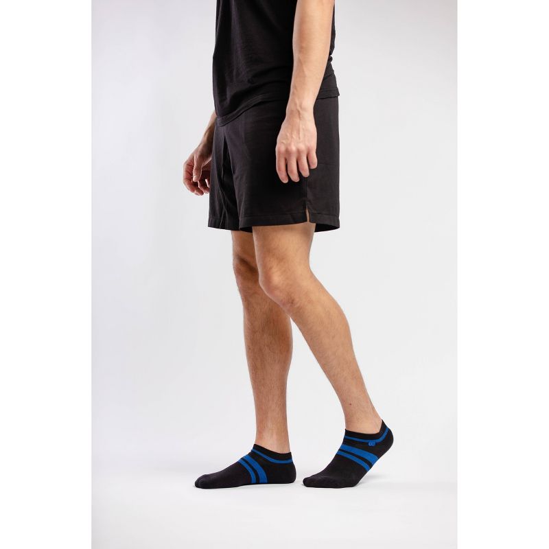 Pair of Thieves Men's 3pk Cushion Low Cut Casual Socks - Blue/Green/White 8-12