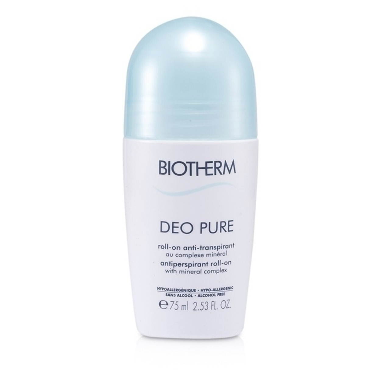 Deo Pure Antiperspirant Roll-On by Biotherm, 2.53 Ounce