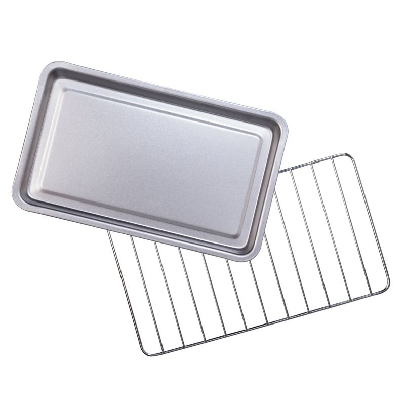 Toshiba MC25CEY-BS 6 Slice Small Stainless Convection Pizza Toaster Oven, Black