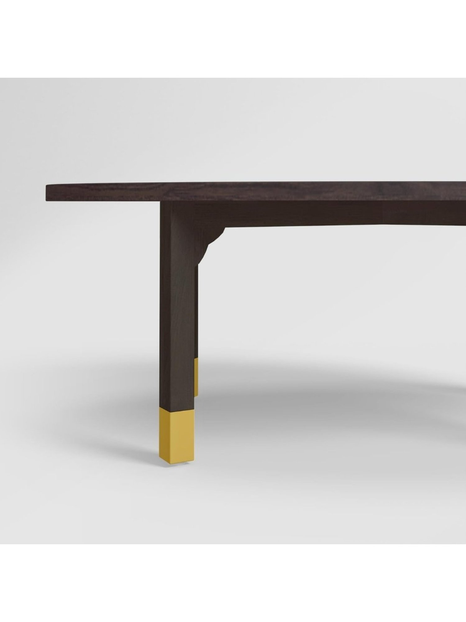 Godrej Interio Oval XL Brown Rose Wood Coffee Table