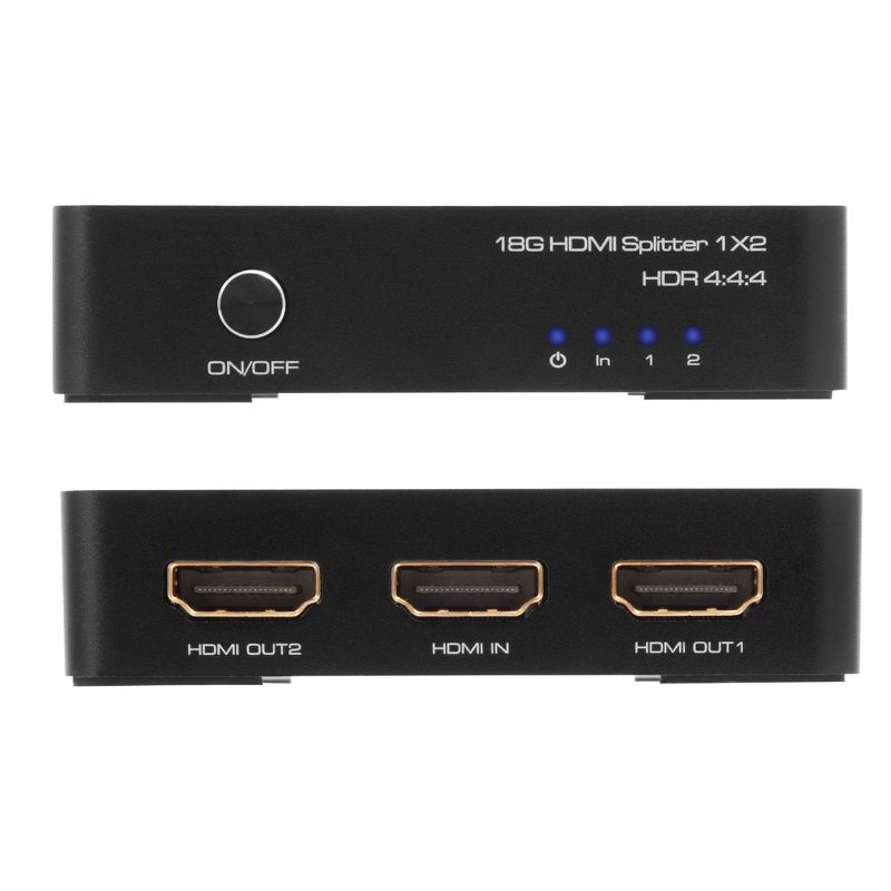 Philips 3 Port HDMI Switch - Black
