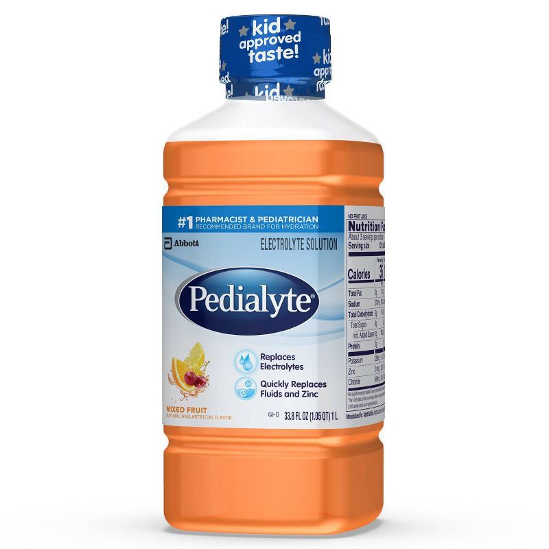 Pedialyte Electrolyte Solution - Mixed Fruit - 33.8 fl oz