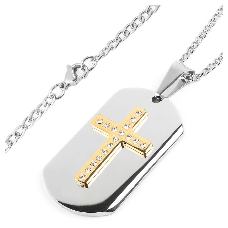 Men's West Coast Jewelry Stainless Steel Brown Leather Braided and Beaded Bracelet