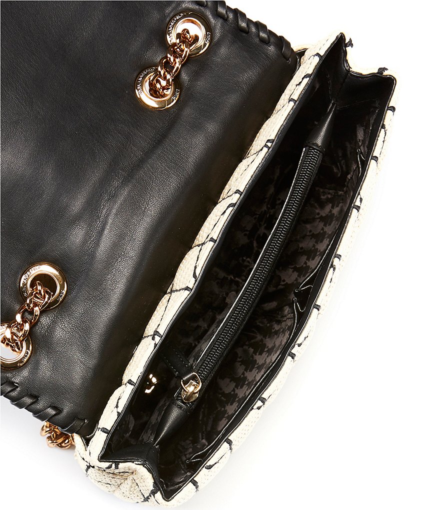 COACH Originals Swinger Nylon and Pebble Leather Shoulder Bag