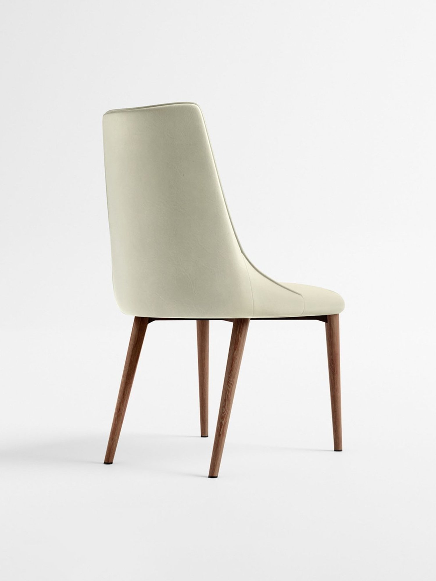 Godrej Interio Creamtreat White Metal Dining Chair (Set of 2)