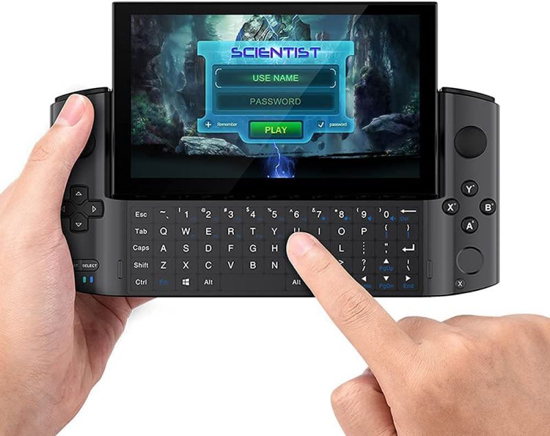 3.5 inches handheld mini game console,  Windows 10 laptop or a UMPC 1280x720 tablet GPD win3 CPU Intel i5-1135G7/i7-1165G7 processor 16GB LPDDR4, 1TB NVMe SSD