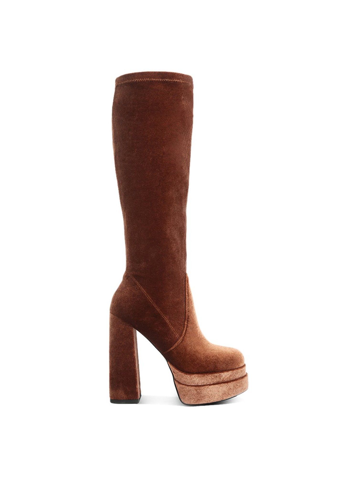 London Rag Women's Brown Casual Booties