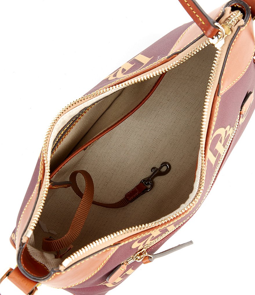 Dooney & Bourke Signature Monogrammed Collection Hobo Bag