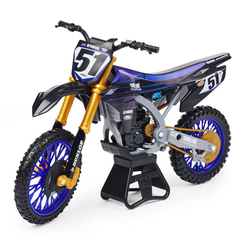 Supercross - 1:10 Scale Die Cast Collector Motorcycle - Justin Barcia