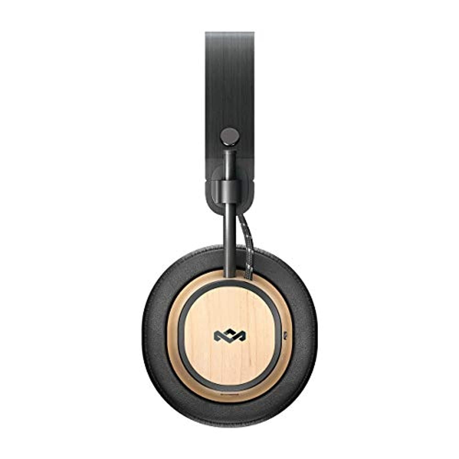 House of Marley Exodus Over-Ear Wireless Headphone 30-Hour Battery Life 50mm Hi Definition Drivers Premium Comfort Memory Foam Ear Cushions Onboard Mic  and  Remote Functionality Quick C (EM-FH051-SB)