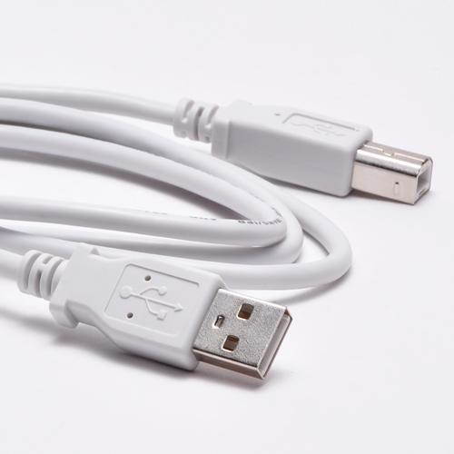 FireFold USB-AB-15-IVY USB Printer Cable - USB A Male to USB B Male Printer Scanner Cord High Speed Compatible with HP, Canon, Lexmark, Epson, Dell, Xerox, Samsung and More Ivory ( 15ft, 4.57  Meter)