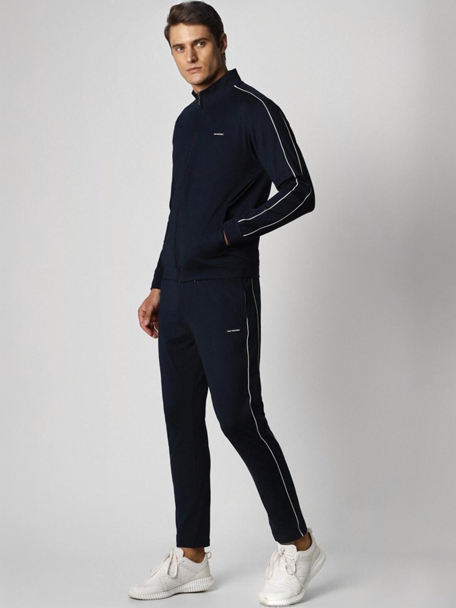 Vimal Jonney Light Mud Cotton Regular Fit Tracksuit