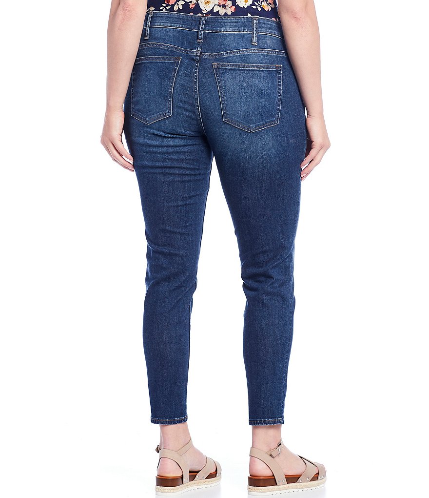 Ruby Rd. Plus Size Super Soft Stretch Denim Straight Leg Jeans