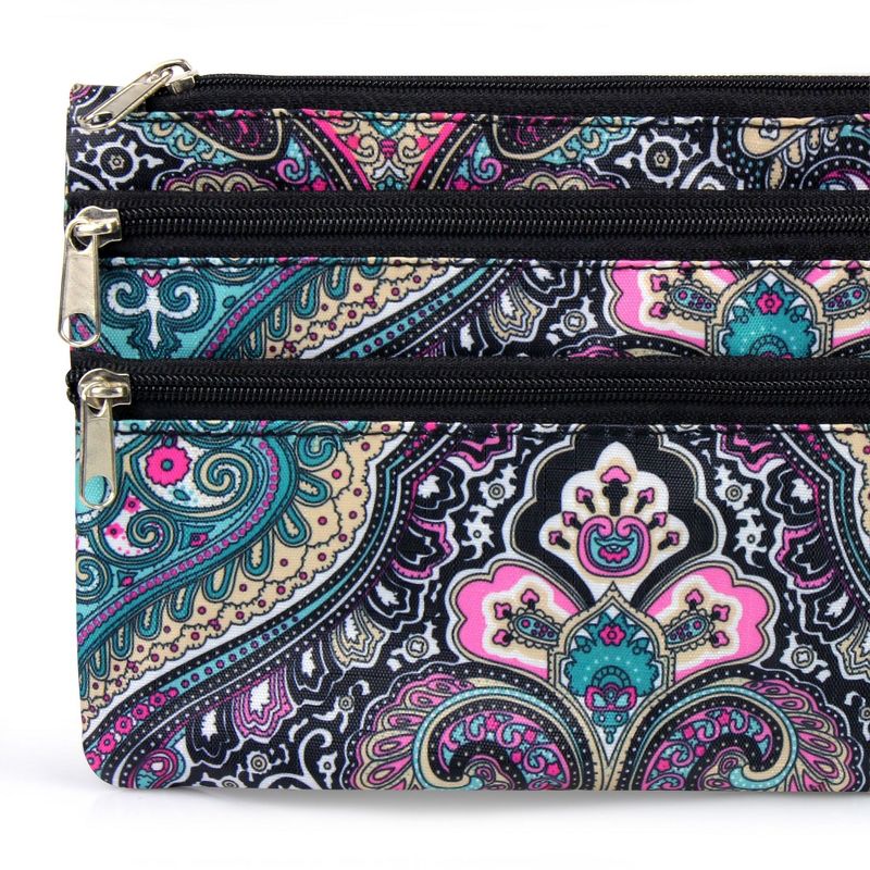 Plus Size Blue Camo Fanny Pack, Waist Bag with Adjustable Waistband 29-49 In