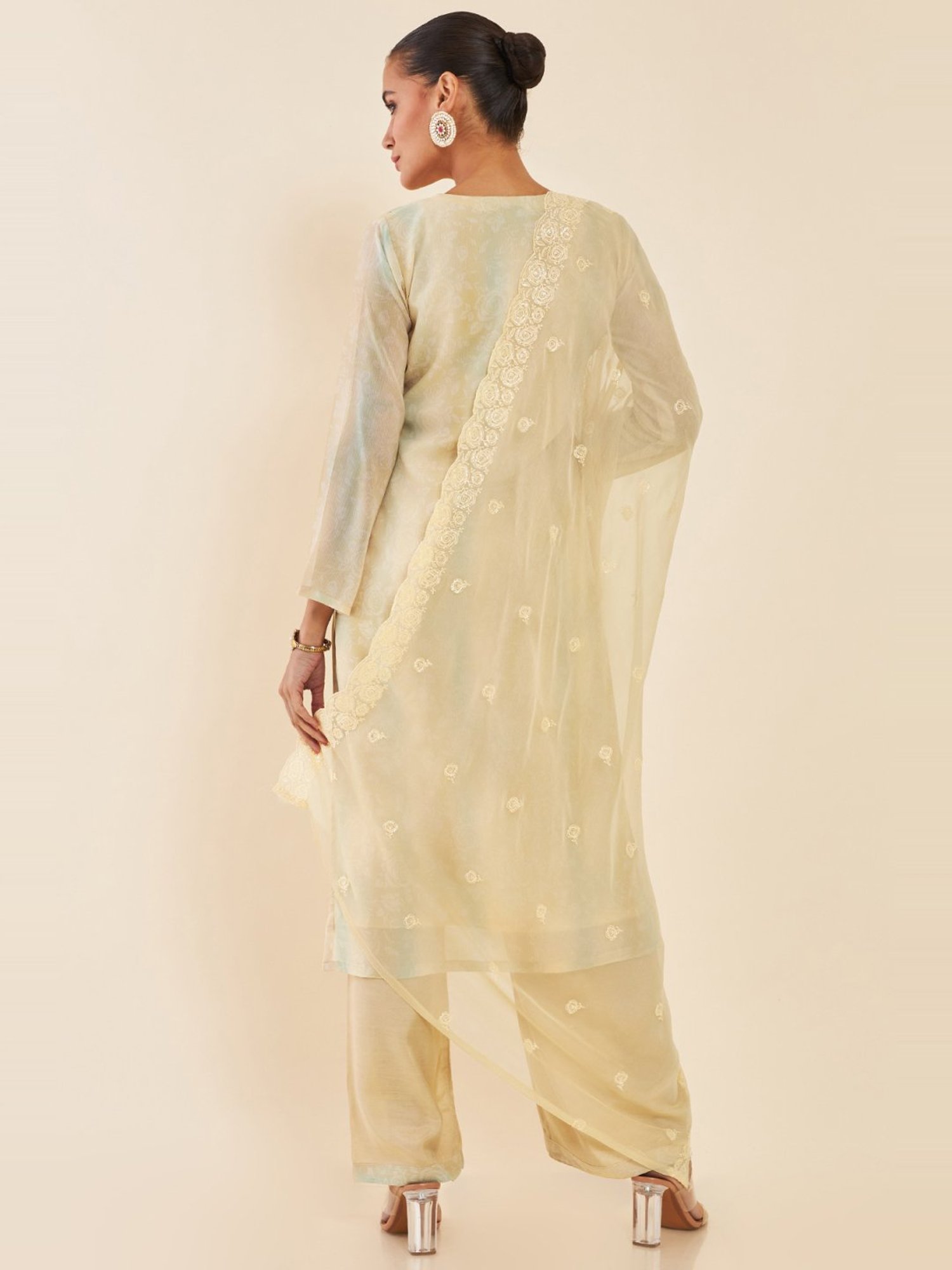 Salwar Studio Red Embroidered Blouse