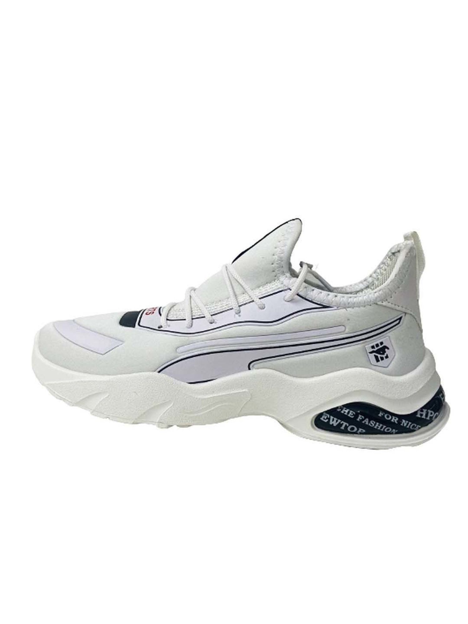 Priaansha Kids White Lace Up Shoes