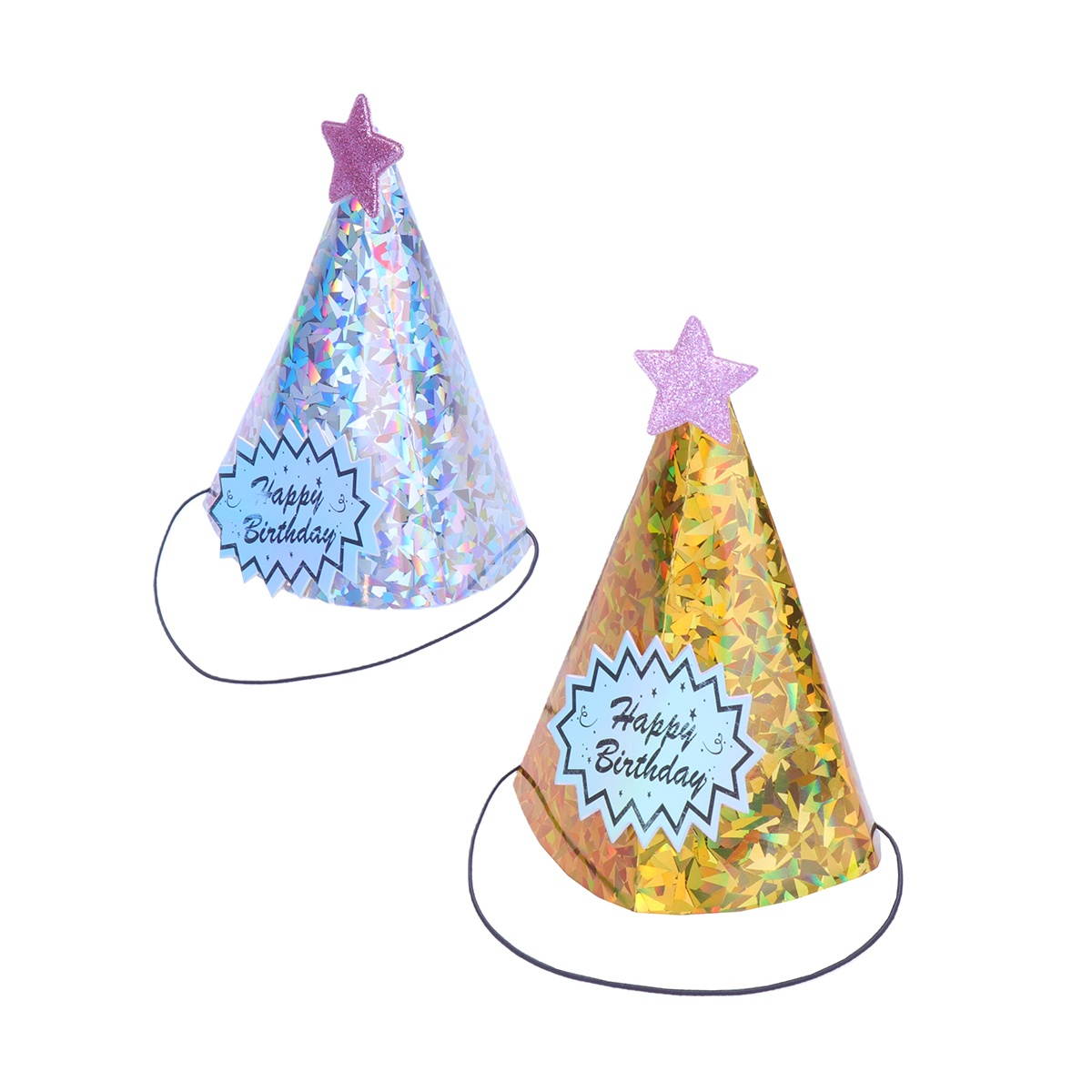 12pcs Durable Decorative Exquisite Lovely Practical Baby Birthday Hats Birthday Hats Birthday Headdress