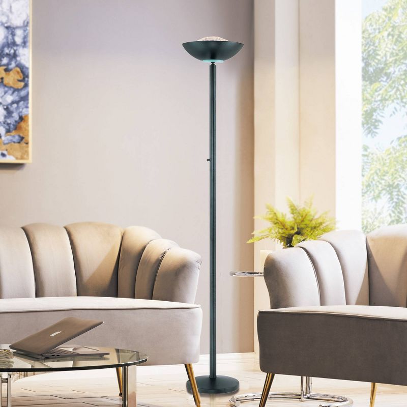 Basic II 1-LT Floor Lamp (Includes Light Bulb) Black - Lite Source