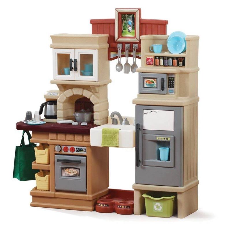 Step2 Heart of the Home Pretend Play Kitchen Set with Real Sounds & Accessories