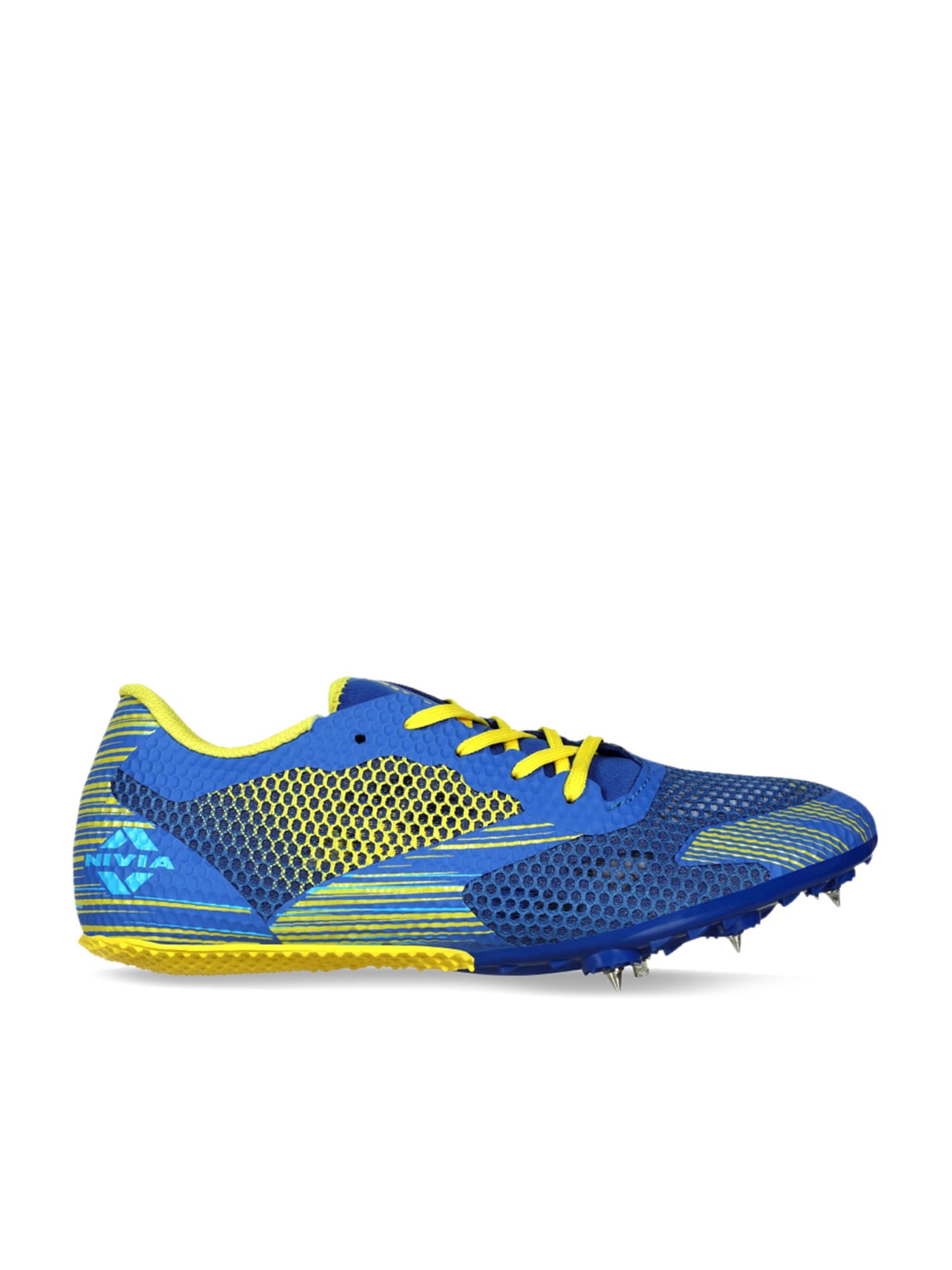 Nivia Men's Track and field-400 Blue Cricket Shoes