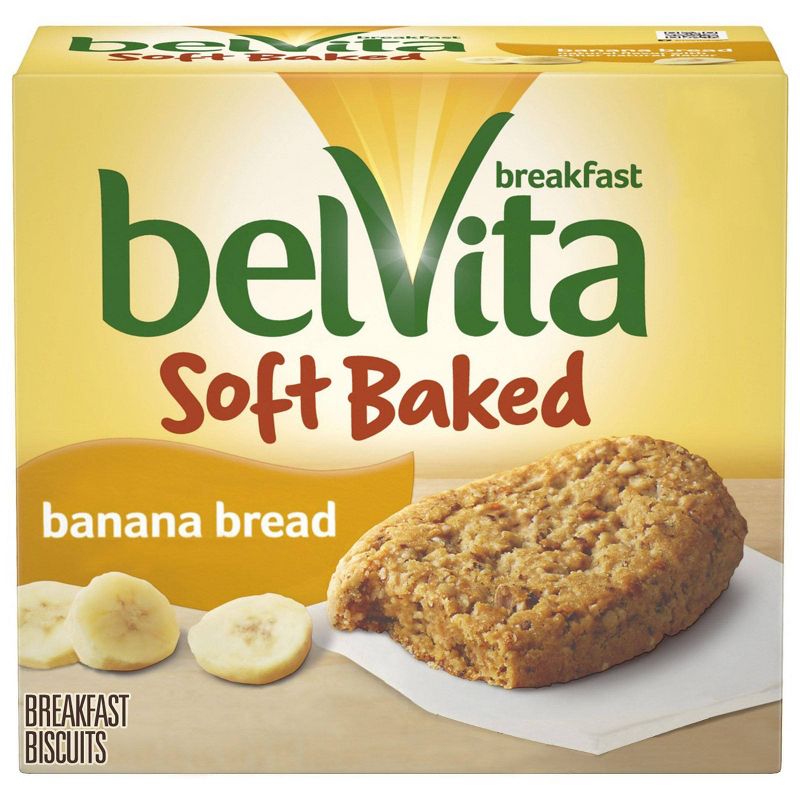 belVita Soft Baked Banana Breakfast Biscuits - 5 Packs