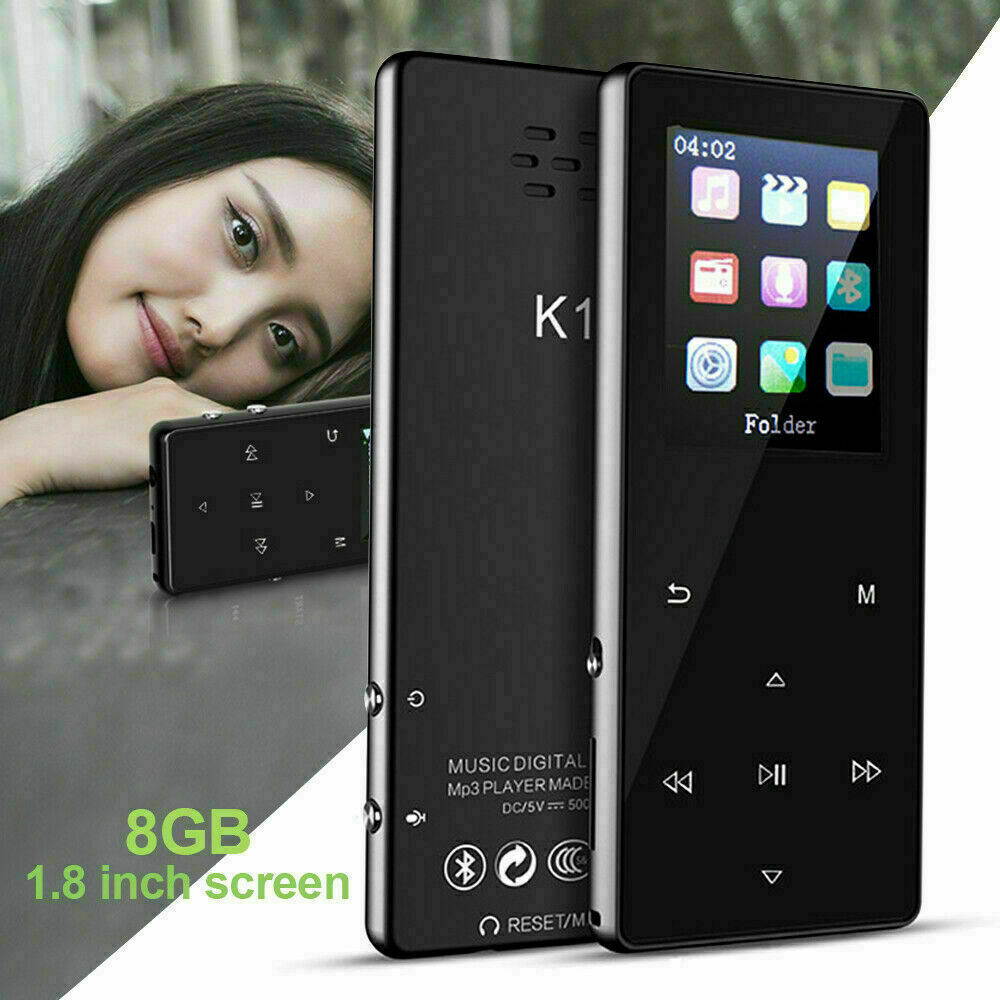 Portable Bluetooth MP3 Music Player with FM Hi-Fi Lossless Support up to 128GB