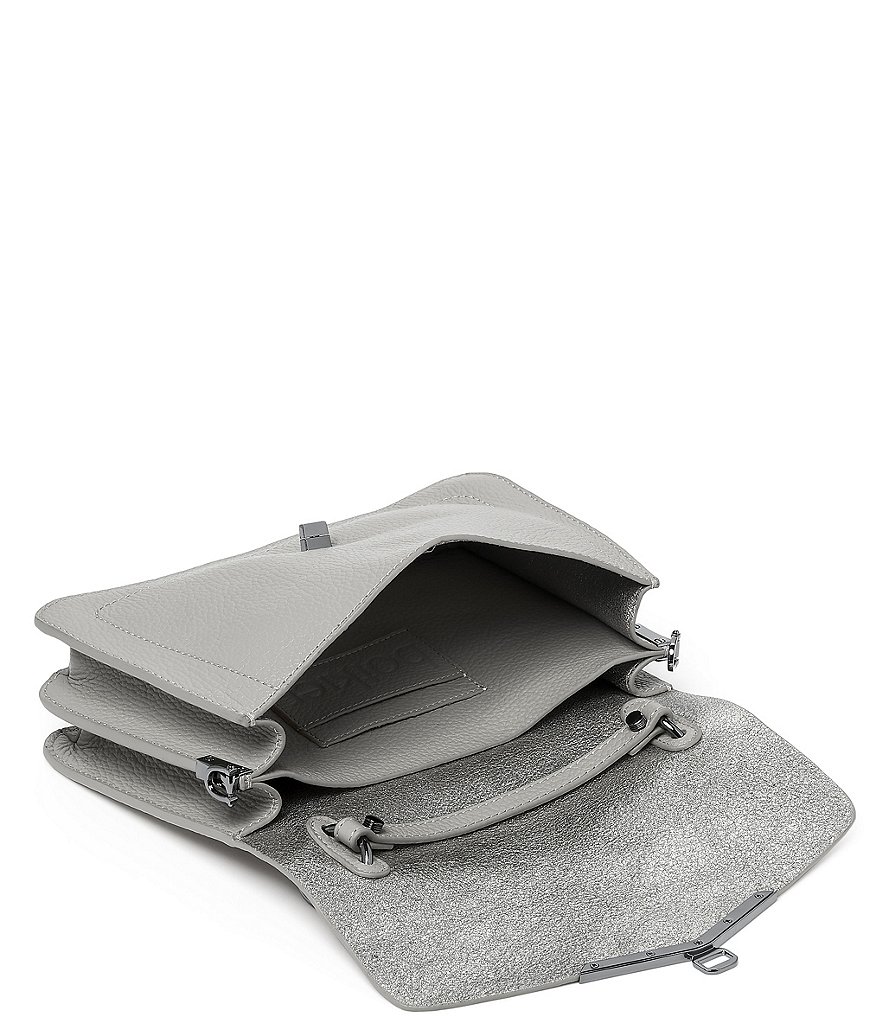 Botkier Valentina Pebble Leather Flap Satchel Bag