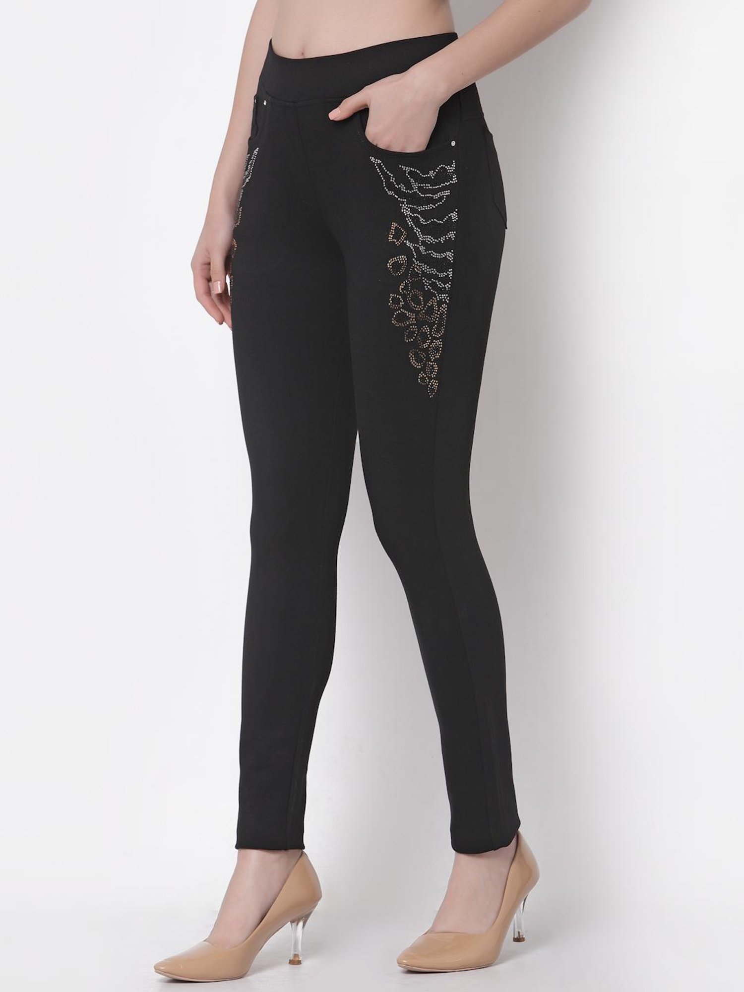 Westwood Black Embellished Jeggings