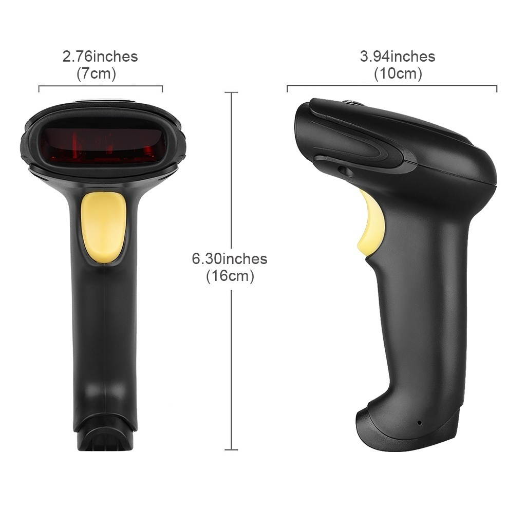 Zgeer Bluetooth Wireless USB Laser Barcode Scanner