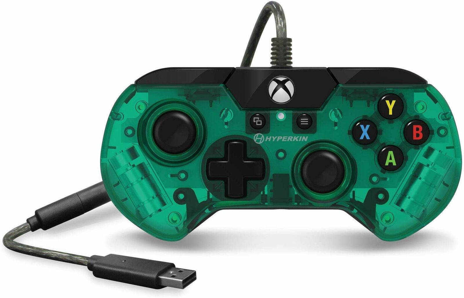 Hyperkin X91 Ice Wired Controller for Xbox One/ Windows 10 PC (Aqua Green) - Officially Licensed By Xbox