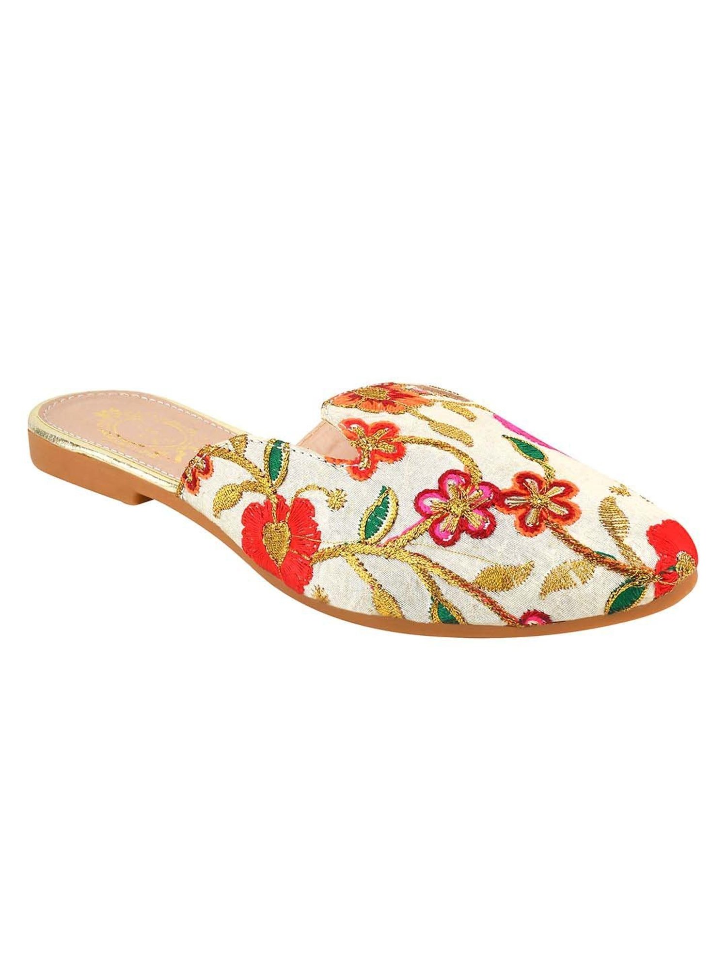 Shoetopia Kids Multicolor Mule Shoes