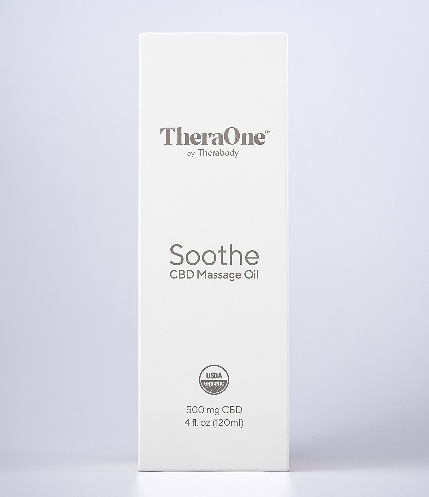 TheraOne Soothe CBD Massage Oil, 4 fl. oz / 500 mg Full-Spectrum CBD