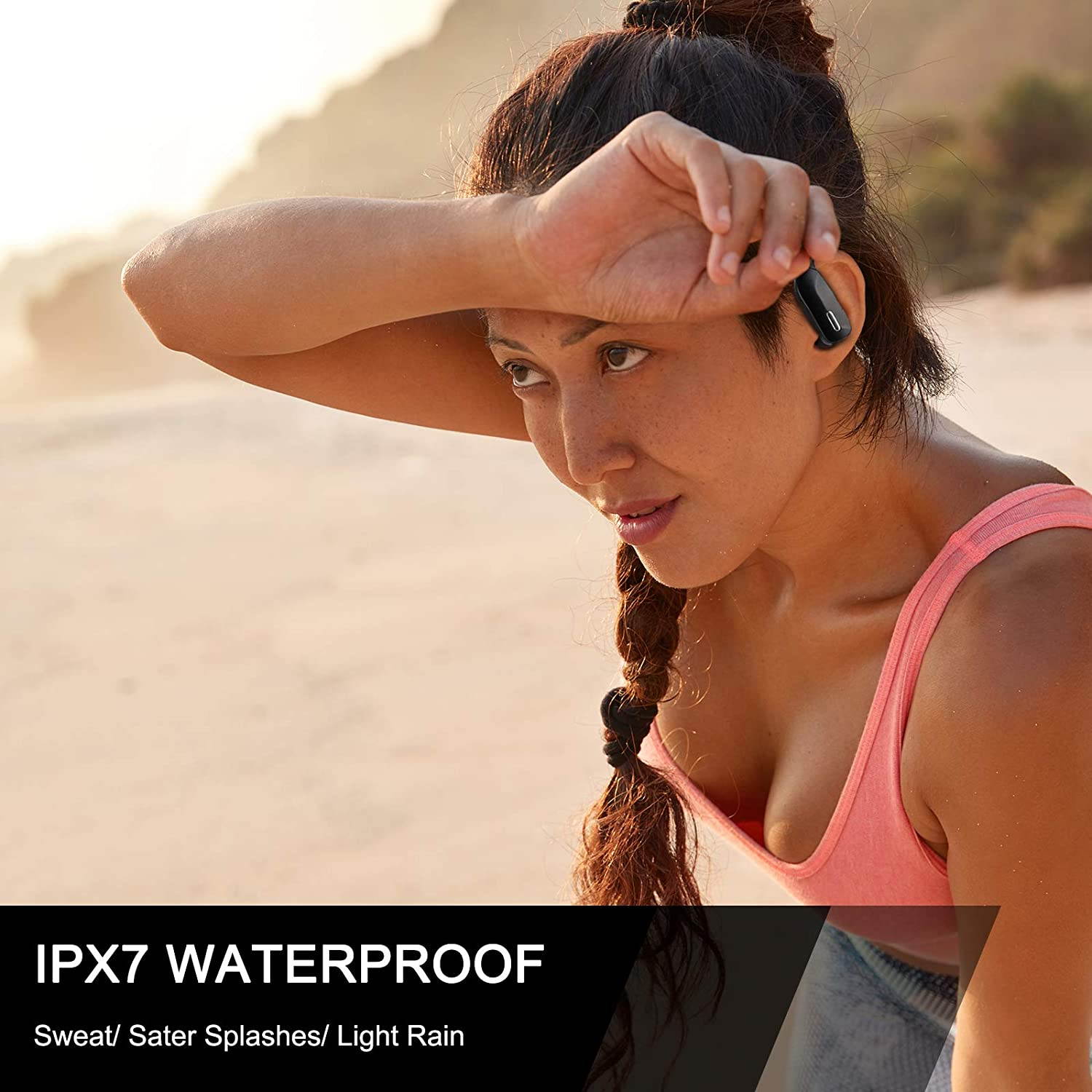 Ture Wireless Earbuds for Sports, Bluetooth 5.0 TWS Sports Headphones with Button Control In Ear Running Earphones Stereo Sound Sports Headset with USB C Charging Case for iOS Android Phone Tablets